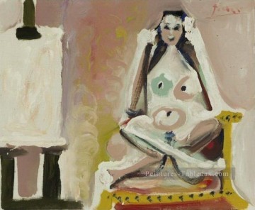 Le modele dans l atelier 4 1965 cubisme Pablo Picasso Peinture à l'huile